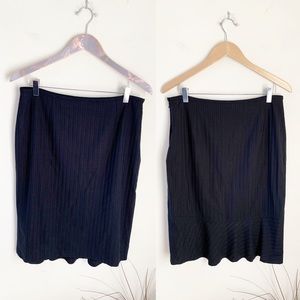 Yoana Baraschi black wool pencil skirt